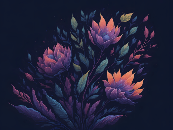 Download Abstract Botanical Art Illustration 7 - Illustration Collection