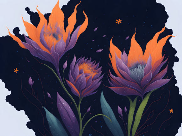 Download Abstract Botanical Art Illustration 10 - Illustration Collection