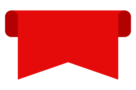 Download Red Promo Mark. Flag Ribbon Label Templa - Promo Collection