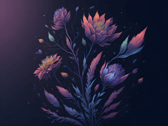 Download Abstract Botanical Art Illustration 6 - Illustration Collection