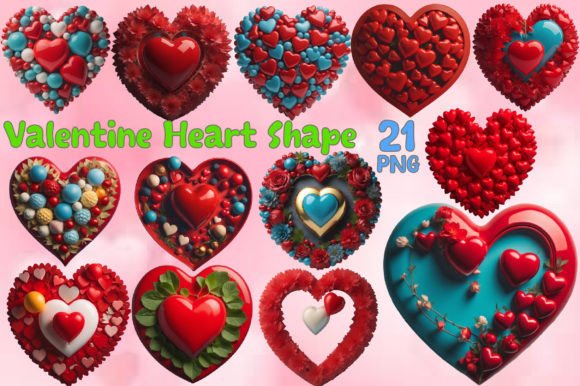 Download Valentine Heart Shape Illustrations - Illustration Collection