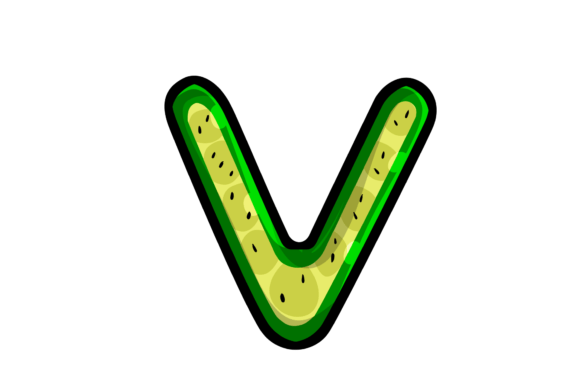 Download The Kiwi V Kids Alphabet Illustration - Illustration Collection
