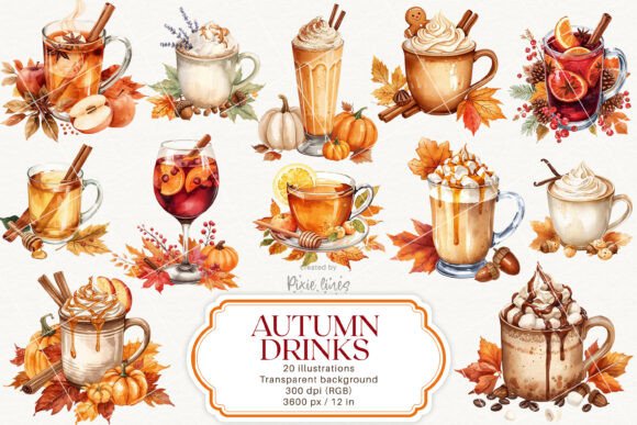 Download Cozy Autumn Drinks, Warm Fall Beverages - Warm Collection
